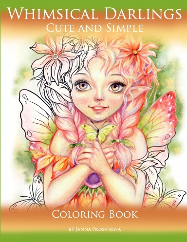 Whimsical Darlings: Cute and Simple: Coloring Book