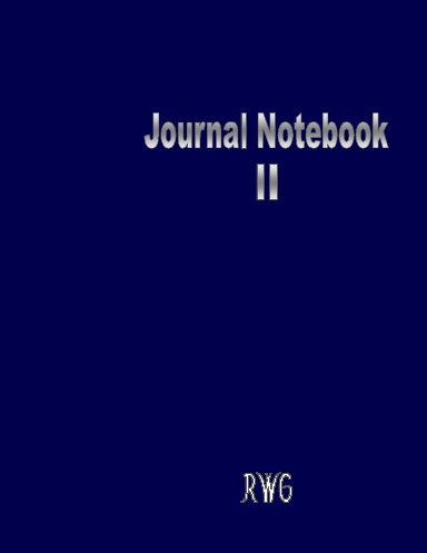 Journal Notebook II