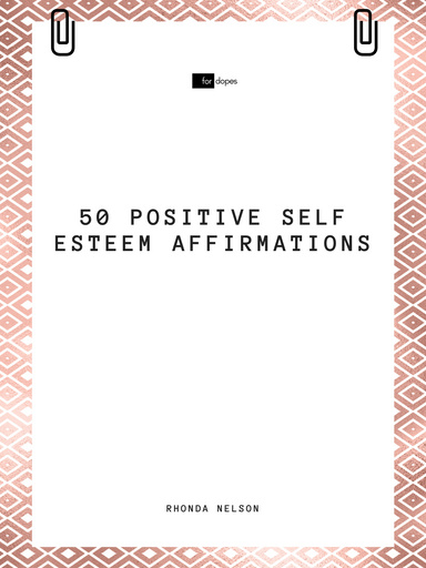 50 Positive Self Esteem Affirmations