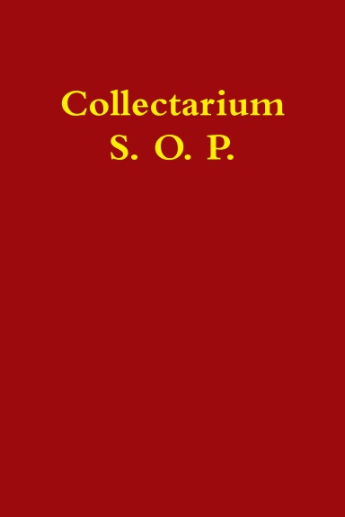 Collectarium Sacri Ordinis Fratrum Praedicatorum