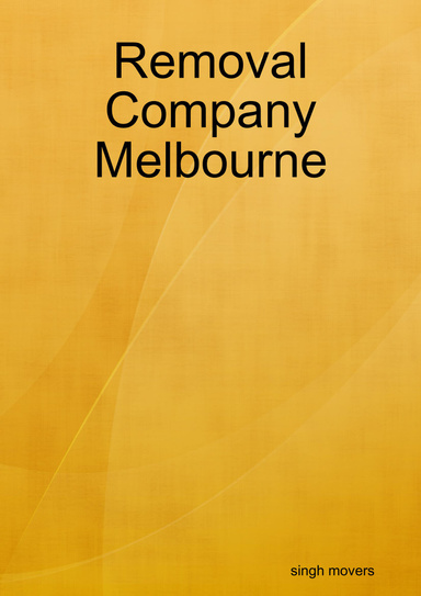 Removal Company Melbourne