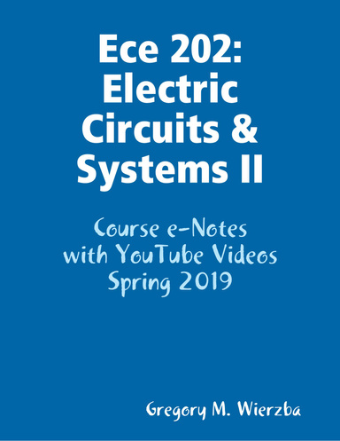 Ece 202: Electric Circuits & Systems I I