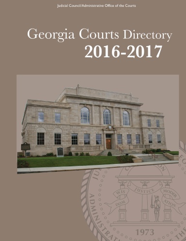 Georgia Courts Directory 2016 2017