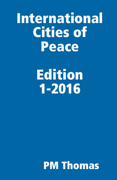International Cities of Peace Edition 1-2016