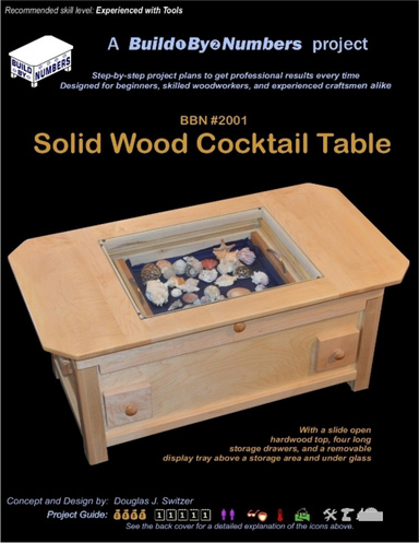 Build By Numbers #2001: Solid Wood Cocktail Table