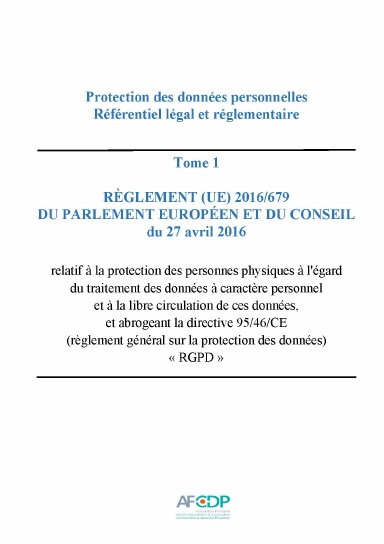 Protection des données - T1 - RGPD