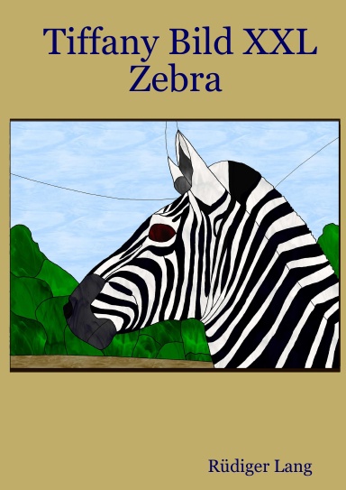 Tiffany Bild XXL Zebra