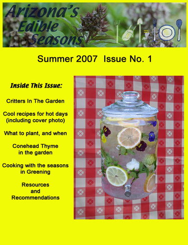 Arizona's Edible Seasons - Summer 2007