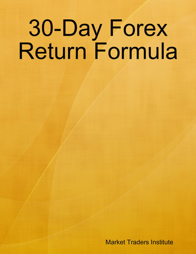 30 Day Forex Return Formula