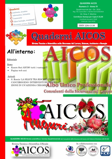 Quaderni AICOS numero 3 Anno IV 2016