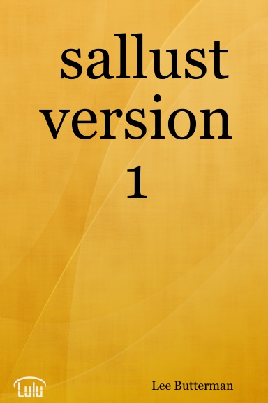 sallust version 1