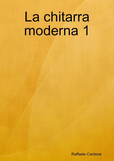 La chitarra moderna 1