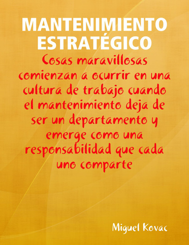 MANTENIMIENTO ESTRATÉGICO