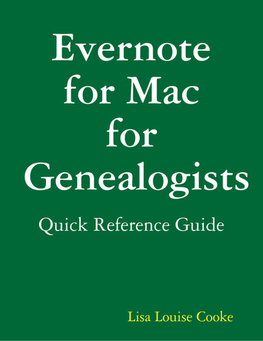 Evernote for Mac for Genealogists