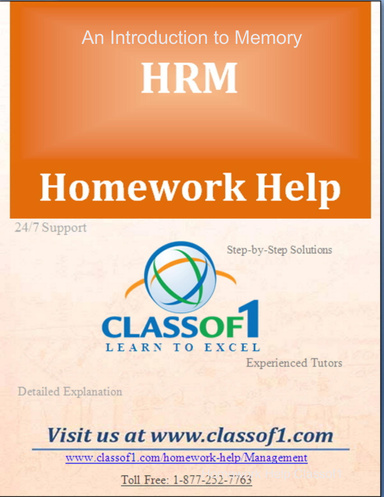 An Introduction to Memory