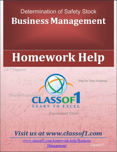 Determination of Safety Stock