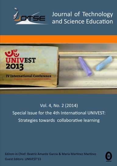Journal of Technology and Science Education Vol.4, Nº2 (2014): Special Issue. UNIVEST'13