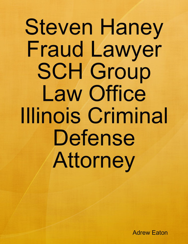 Steven Haney Fraud Lawyer SCH Group Law Office Illinois Criminal Defense Attorney
