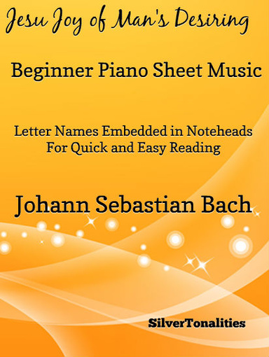 Jesu Joy of Man's Desiring Beginner Piano Sheet Music Pdf