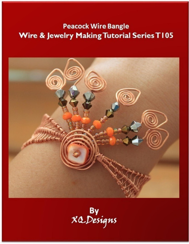 Peacock Wire Bangle: Wire & Jewelry Making Tutorial Series T105