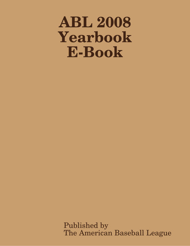 ABL 2008 Yearbook Ebook