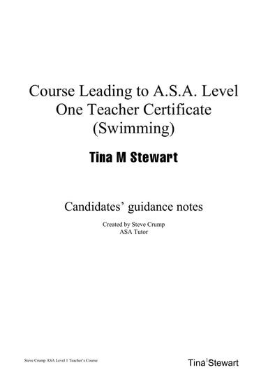 Teach Beginners Swimming a guide