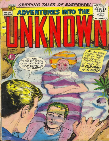 Adventures into the Unknown Number 115 Horror Comic Book