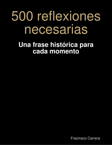 500 reflexiones