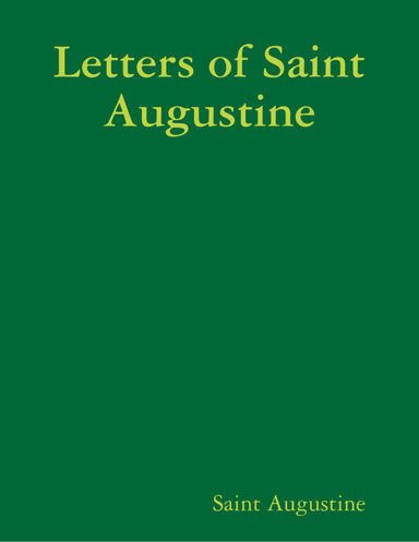 Letters of Saint Augustine