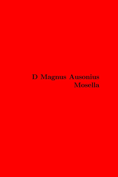 Ausonius' Mosella