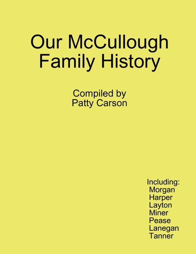 McCullough Family History Book