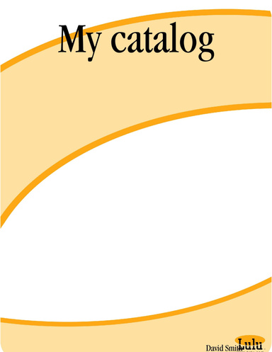 My catalog