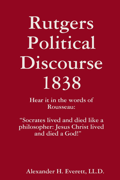 Rutgers Political Discourse 1838