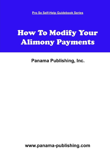 How To Modify Your Alimony Payments
