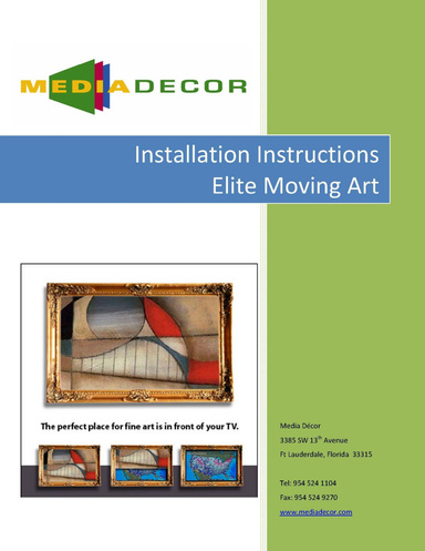 Elite Installation Manual 7.9