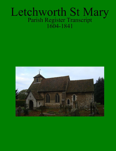 Letchworth St Mary Parish Register Transcript
