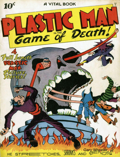 Plastic man in Game of Death - Comicbook