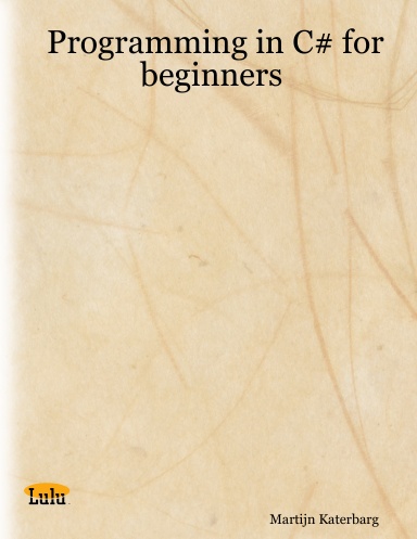 Programming in C# for beginners