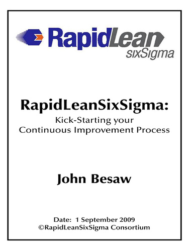 Rapid Lean Six Sigma