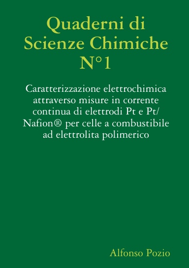 Quaderni di Scienze Chimiche - N°1