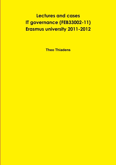 Collegedictaat Erasmus 2011-2012.