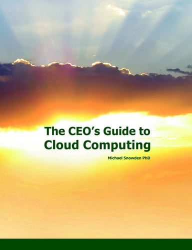 The CEO's Guide to Cloud Computing