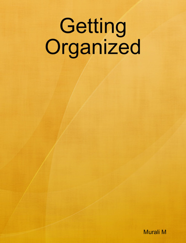 Getting Organized