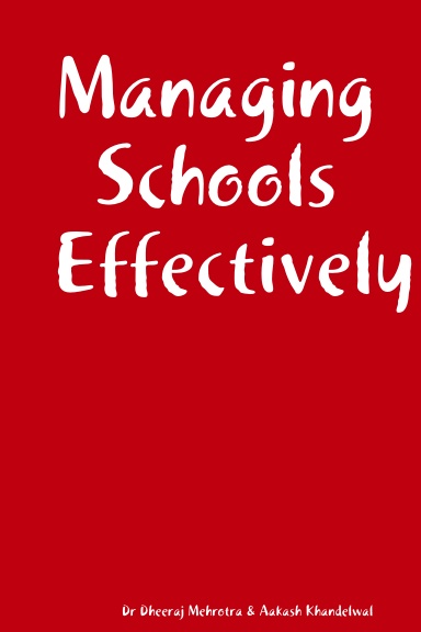 Managing Schools Effectively