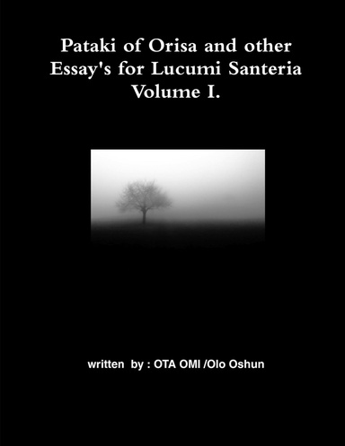 Pataki of Orisa and Other Essays for Lucumi Santeria: Volume I