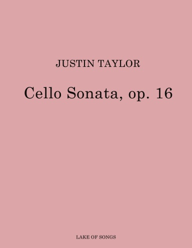 Cello Sonata, op. 16