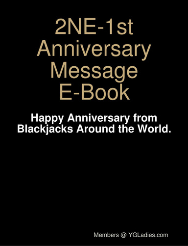 2NE1st Anni Message E-Book