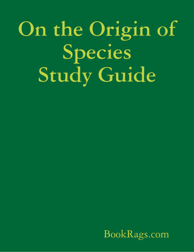 On the Origin of Species Study Guide