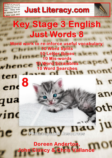 Just Literacy.com: KS3 English - Just Words 8