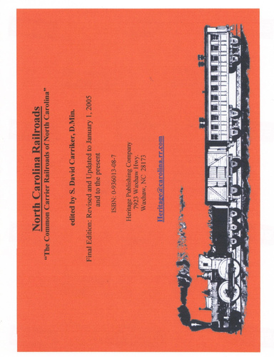 North Carolina Railroads [digital]